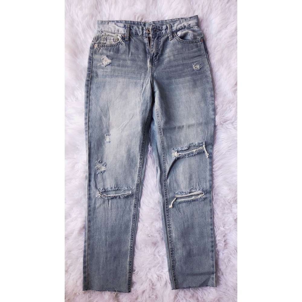 Vanilla Star High Rise Girlfriend Jeans